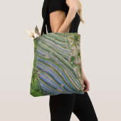 River between coconut trees painting tote bag (Dichtbij)