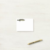 River Blackfish Print, Waarde Poster Papier (mat) Post-it® Notes (Op bureau)