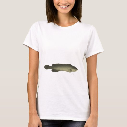 River Blackfish Print, Waarde Poster Papier (mat) T-shirt (Voorkant)