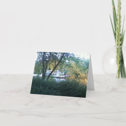 River Boat Card Kaart (Voorkant)