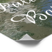 River Boat en Kajakken op Pulteney Weir, Bath Poster (Hoek)