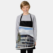 River Boat Popout Art, Kinder Full Print Schort (Gedragen)