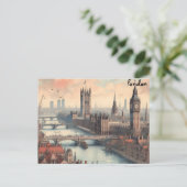 River Buy kaart Londen Mass Mailing briefkaarten (Staand voorkant)