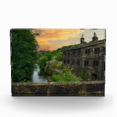 River Calder from Hawksclough Bridge Fotoblokken (Voorkant)