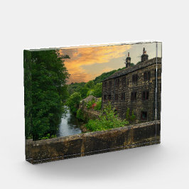 River Calder from Hawksclough Bridge Fotoblokken