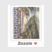 RIVER CANOEING - LETCHWORTH STATE PARK - NEW YORK STICKER (Vel)