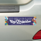 River City Readers bumpersticker (Op auto)