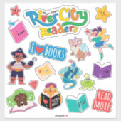 River City Readers Sticker Blad XL (Vel)