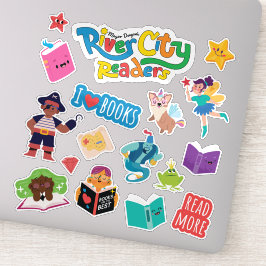 River City Readers Sticker Sheet