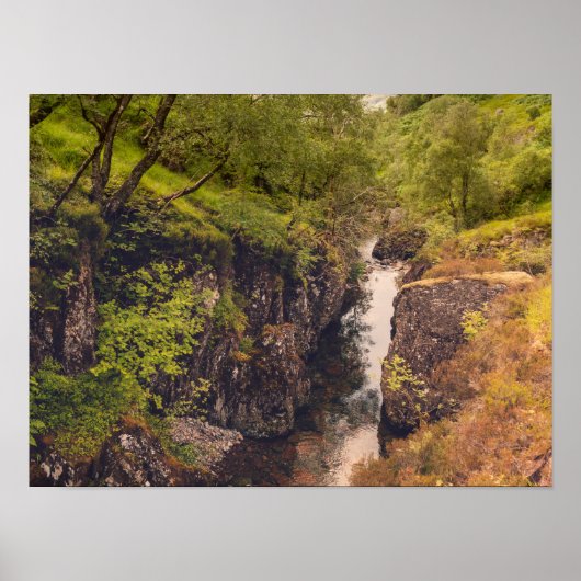 River Coe Waterval Poster (Voorkant)