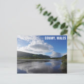 River Conwy Wales Welsh reisfoto Briefkaart (Staand voorkant)
