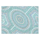 River Corroboree Aboriginal Art Tafelkleed (Voorkant (Horizontaal))