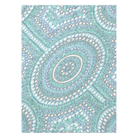 River Corroboree Aboriginal Art Tafelkleed (Voorkant)