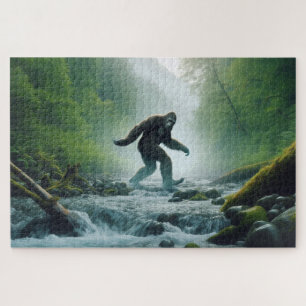 River Crossing Bigfoot, Bigfoot, sereen bos Legpuzzel