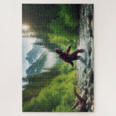River Crossing Bigfoot, Bigfoot, sereen bos Legpuzzel (Verticaal)