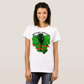 River dance, een Iers ding, Groene klaver/shamrock T-shirt (Voorkant volledig)