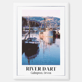 River Dart, Galmpton Creek, Devon, Verenigd Konink Magneet