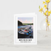 River Dart, Stoke Gabriel, Devon Kaart (Gele Bloem)