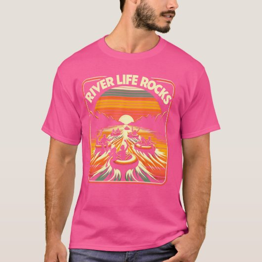 River Float Trip River Life Rocks vrouwen T-shirt (Voorkant)