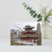 River Garden - Des Moines, Iowa # 2 Briefkaart (Staand voorkant)