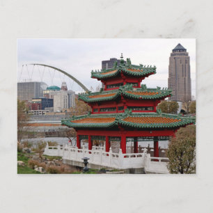 River Garden - Des Moines, Iowa # 2 Briefkaart