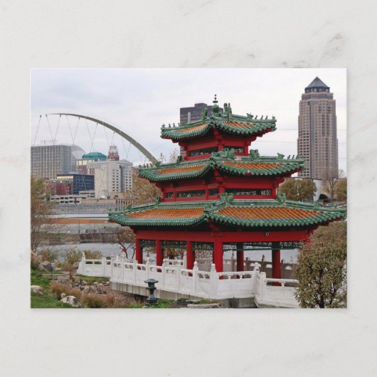 River Garden - Des Moines, Iowa # 2 Briefkaart (Voorkant)