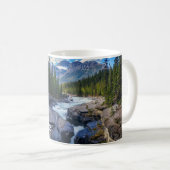 River - Groen bos - Rock - Quote Mix Koffiemok (Voorkant rechts)
