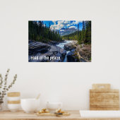 River - Groen bos - Rock - Quote Mix Poster (Keuken)