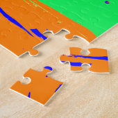 River Hopping - Motorcross Rider Legpuzzel (Zijkant)