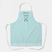 River House Aangepaste familienaam Vastgestelde da Schort (Voorkant)