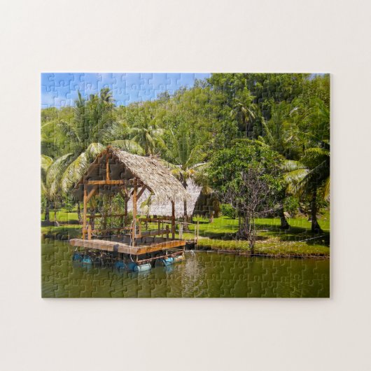 River Hut Guam. Legpuzzel (Horizontaal)