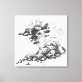 River Impression Canvas Afdruk (Voorkant)