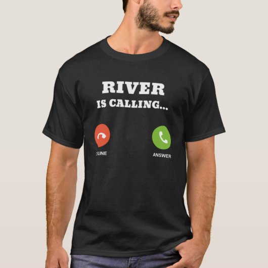 River is Calling T-shirt (Voorkant)