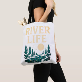 River Is Life Canvas tas – Natuur geïnspireerd acc