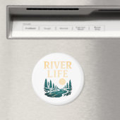 River is Life Magnet – Natuur geïnspireerd decor (Insitu (Vaatwasser))