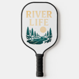 River is Life Pickleball Paddle - Natuur geïnspire