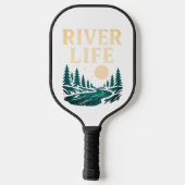 River is Life Pickleball Paddle - Natuur geïnspire (Achterkant)