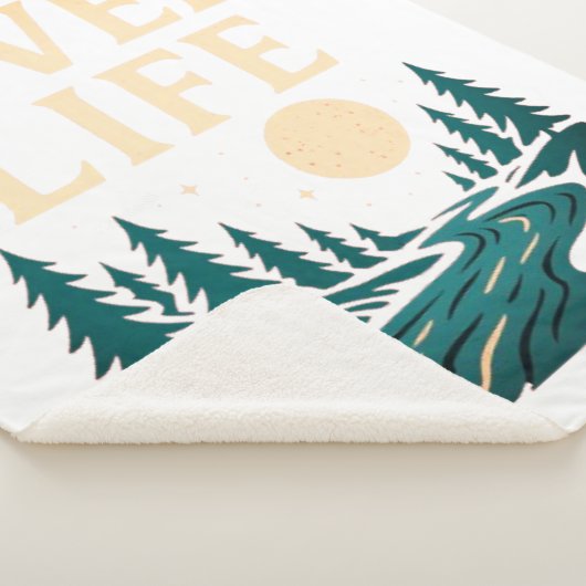 River is Life Sherpa Blanket – Gezellige Natuur In Sherpa Deken (3/4)