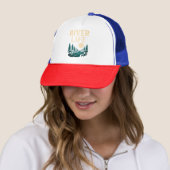 River is Life Trucker Hat – Natuur geïnspireerd Pe Trucker Pet (In situ)
