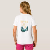 River is Life Vrouwen T-shirt – Natuur geïnspireer (Achterkant volledig)