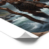 River King Trident Berg Warrior Poster (Hoek)