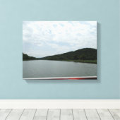 River Landscape Fotografie Canvas Decor (Insitu (Houten vloer))