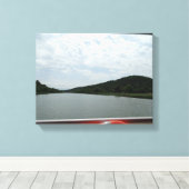 River Landscape Fotografie Canvas Decor (Insitu (Houten vloer))