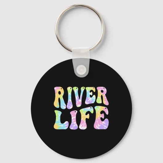 River Life Fun Vissen Boating River Bum Vrouwen Gi Sleutelhanger (Voorkant)