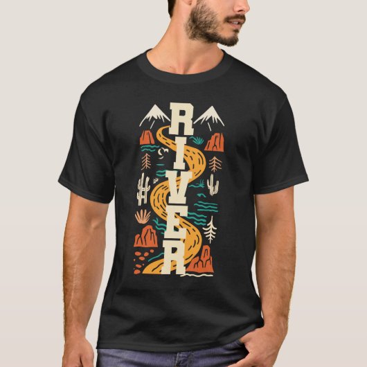 River Lover T-shirt (Voorkant)