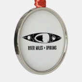 River Miles > Opinions Kayak Metalen Ornament (Rechts)