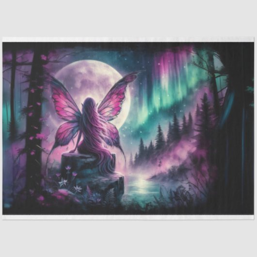 River Moon Fairy Tissue Paper Tissuepapier (Voorkant)