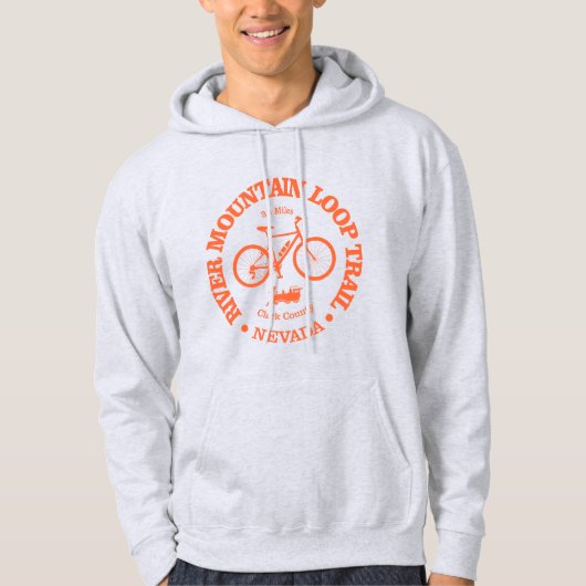 River Mountain Loop Trail (fietsen) Hoodie (Voorkant)