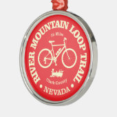 River Mountain Loop Trail (fietsen) Metalen Ornament (Links)