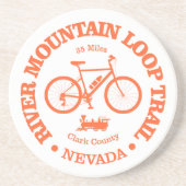 River Mountain Loop Trail (fietsen) Zandsteen Onderzetter (Voorkant)